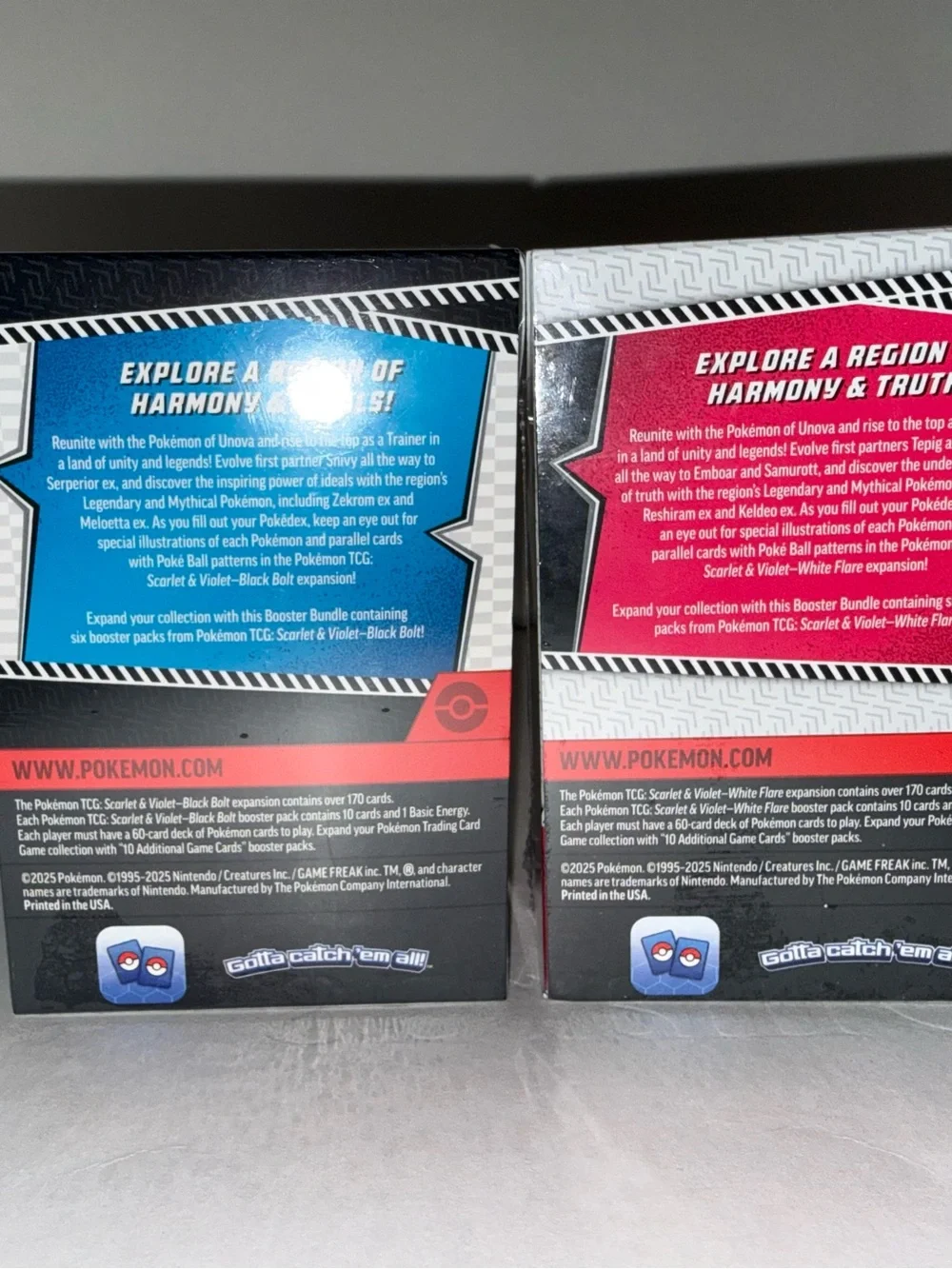 Pokemon Black Bolt and White Flare Booster Bundle Set of 2 Sealed New